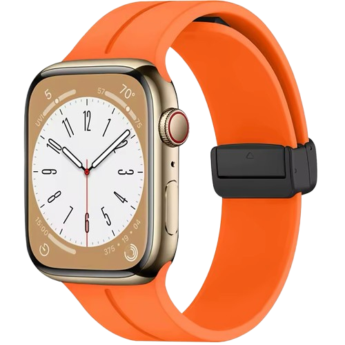 Bracelet Apple Watch Orange Magnetic Buckle Sport