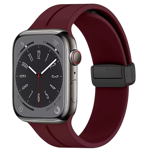 Bracelet Apple Watch Red Wine Magnetic Buckle Sport