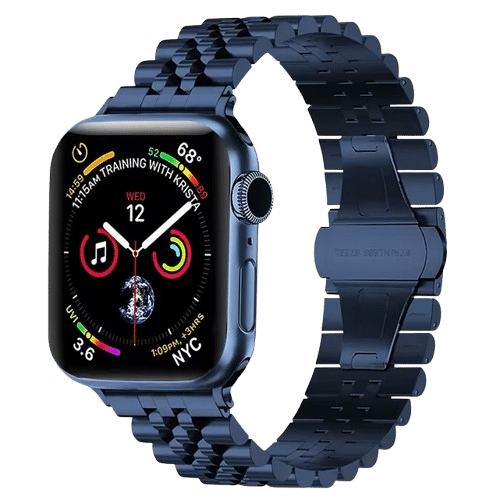 Bracelet Apple watch Bleu Rolex