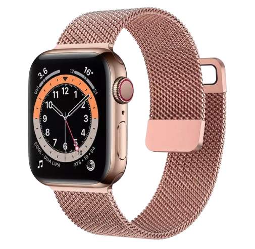Bracelet Apple watch Rose stainless steel loop
