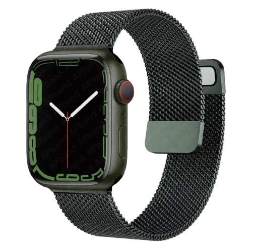 Bracelet Apple watch Vert stainless steel loop