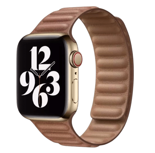 Bracelet Apple watch cuir Marron Magnetic Loop