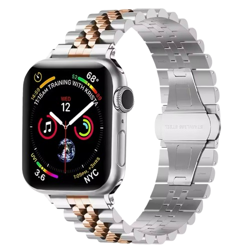 Bracelet Apple watch silver Rose Gold Rolex