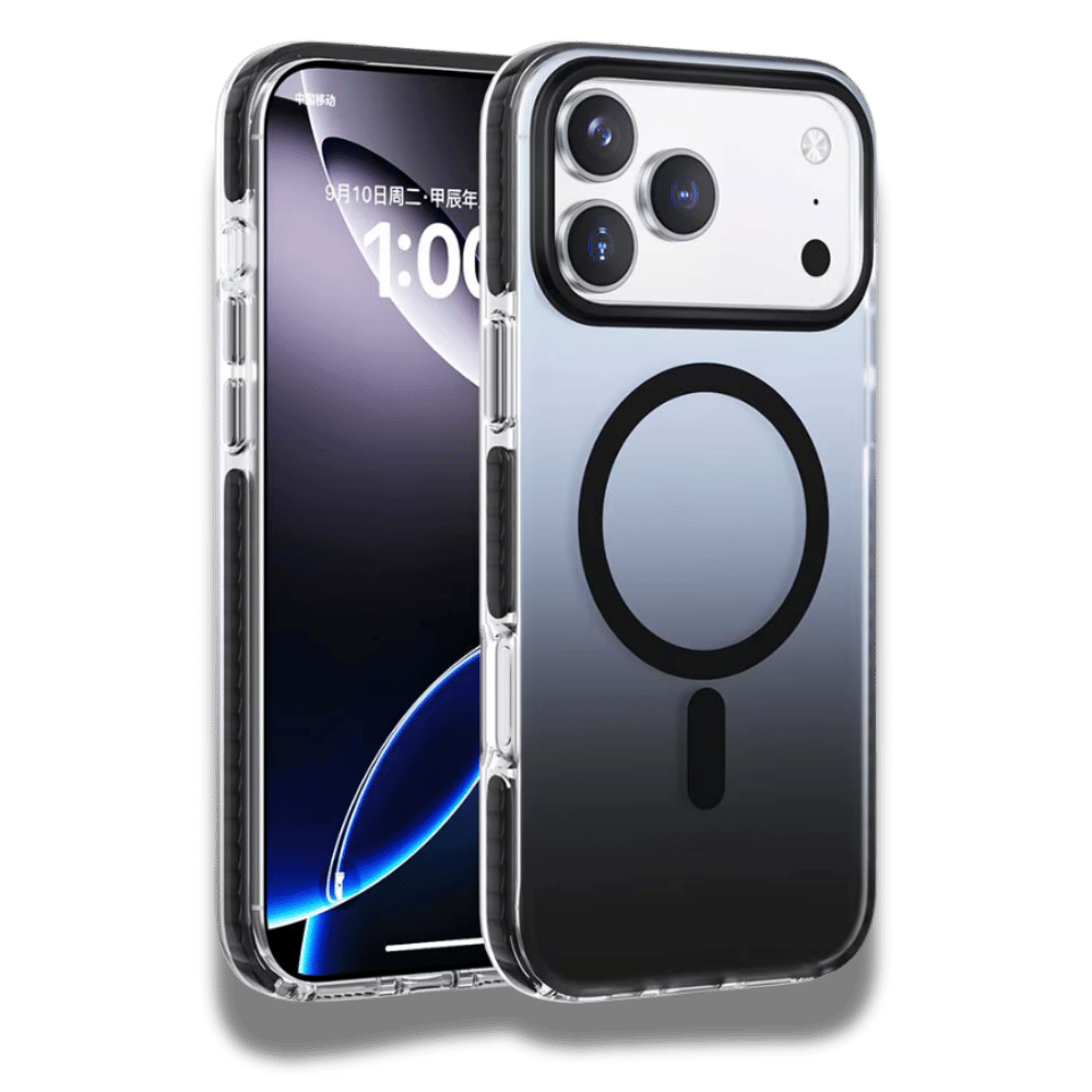 Case For IPhone 17 Pro Max Gradient Magnetic Black
