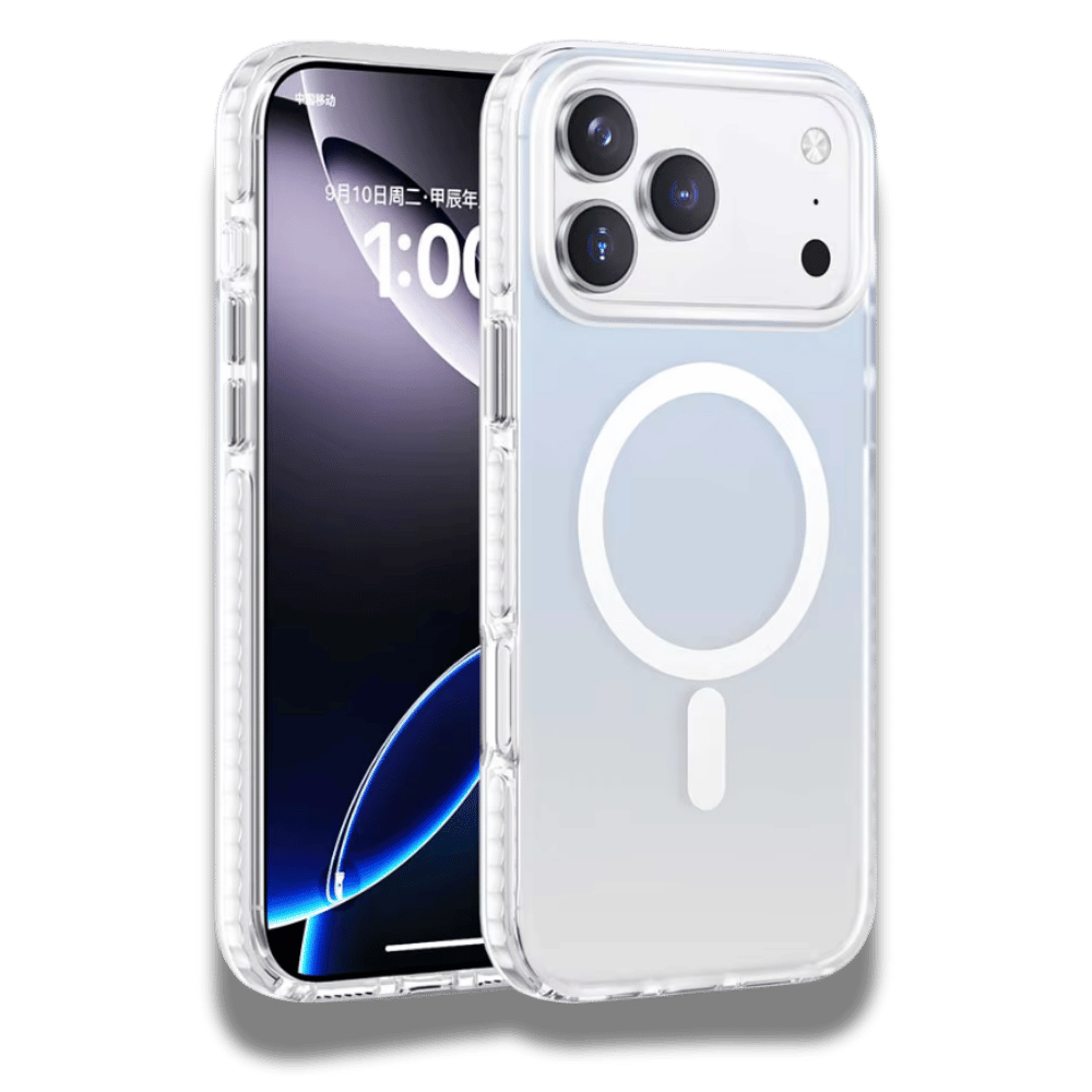 Case For IPhone 17 Pro Max Gradient Magnetic White