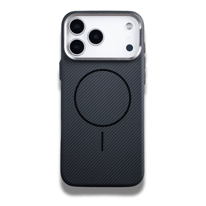 Case for iPhone Fiber Pattern Magnetic BlaCk