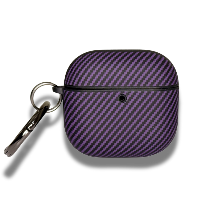 Coque Airpods Carbon Fiber Purple