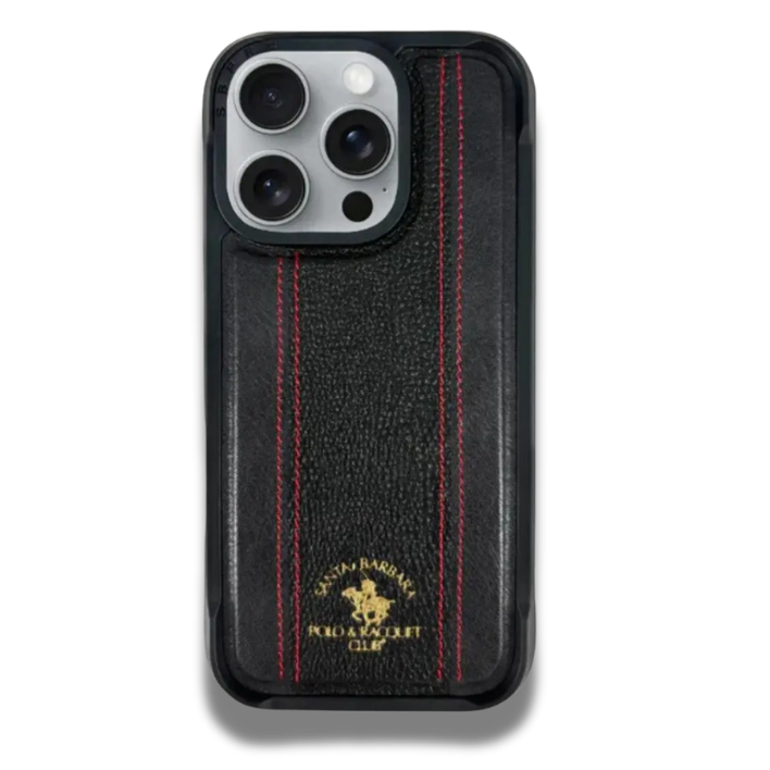 Coque Cuir Santa Barbara Barton Series Genuine Noir
