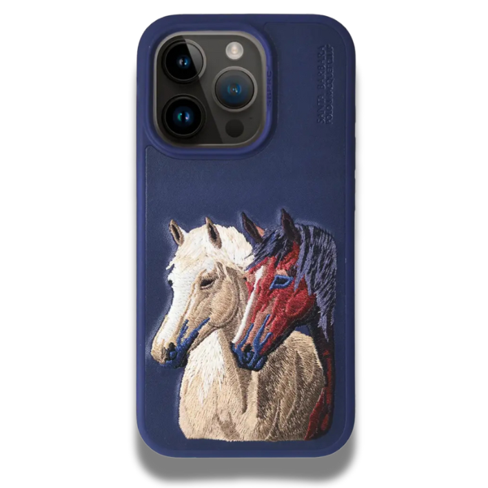 coque-cuir-iphone-16-pro-maroc-santa-barbara-navy-blue
