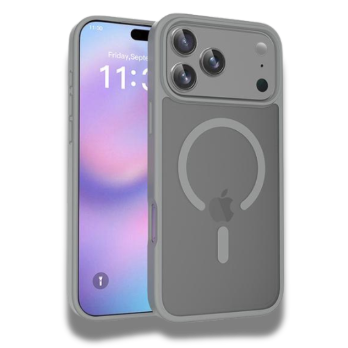 Coque iPhone 17 Magsafe Matte Frosted Grey