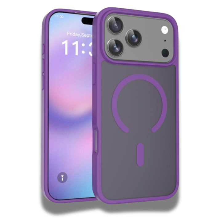 Coque iPhone 17 Magsafe Matte Frosted Mauve