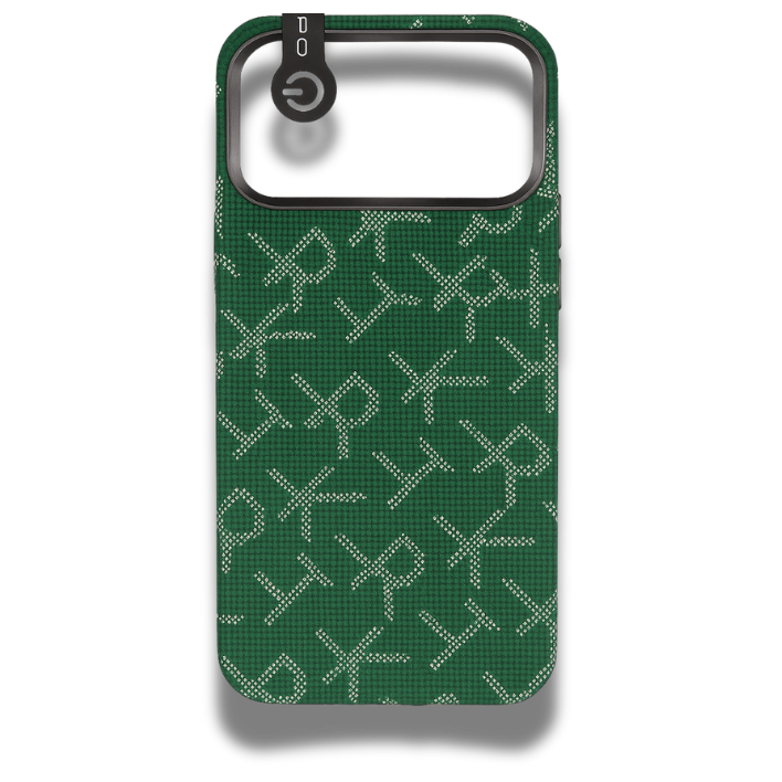 Coque iPhone Carbon Fiber Vert