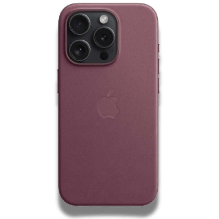 Coque iPhone Purple FineWoven Silicone MagSafe Prix marrakech