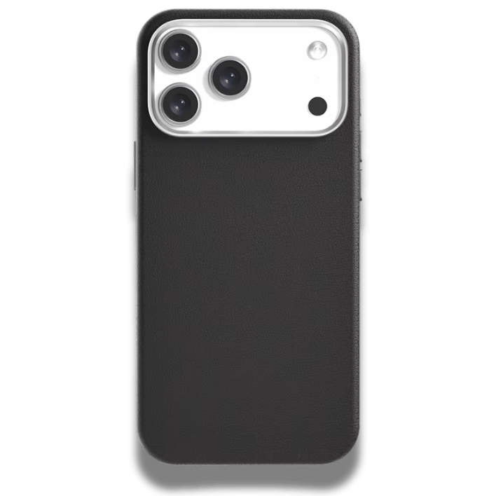 Cover for iPhone Leather Series Black