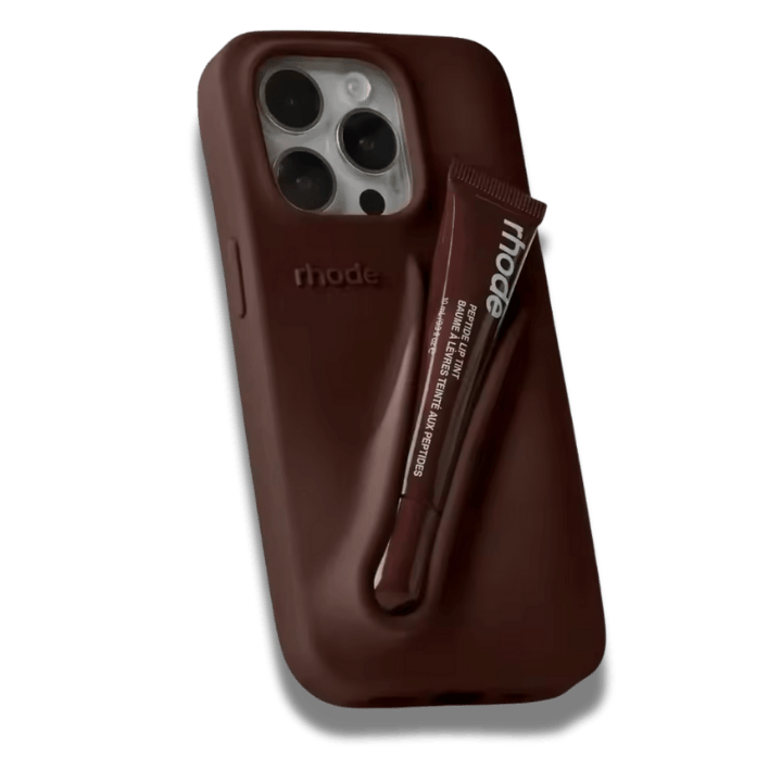 Toast Rhode Lip Case & Gloss espresso