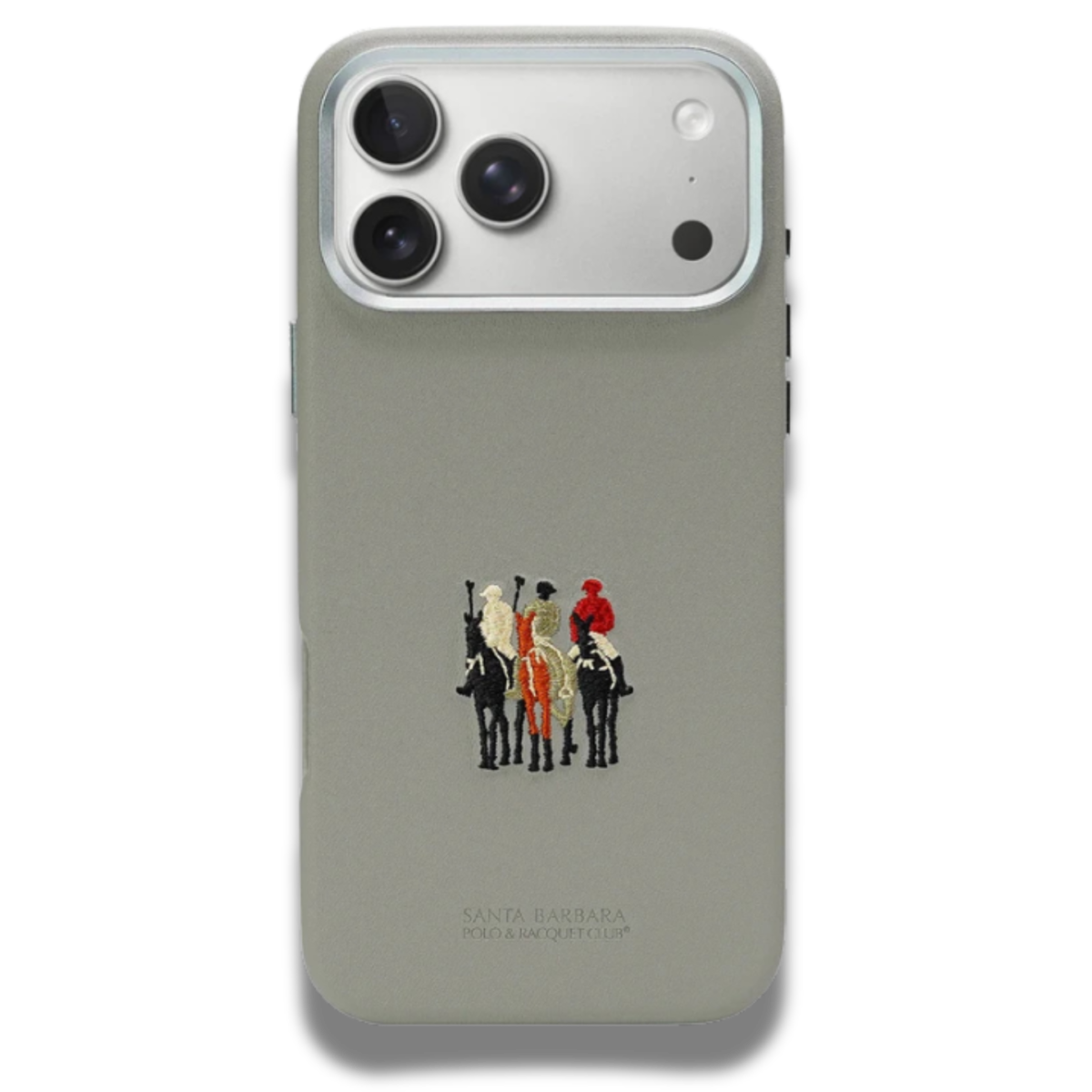 Coque iPhone 17 Maroc Prix – Justin Royal Polo Spirit Gris