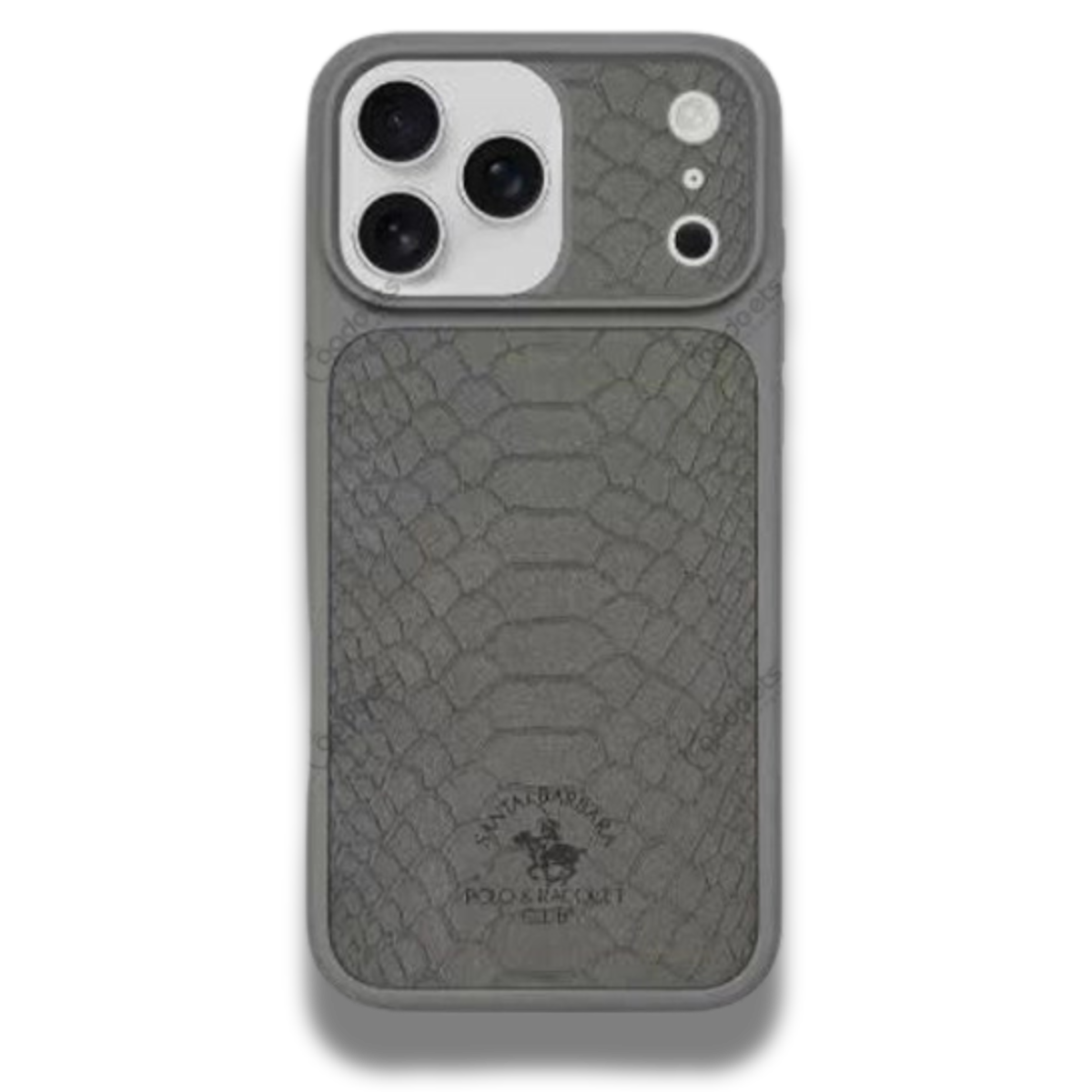 Santa Barbara Knight Series Genuine Leather Case Grey