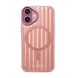 Coque Santa barabara Pink floral Iphone 17