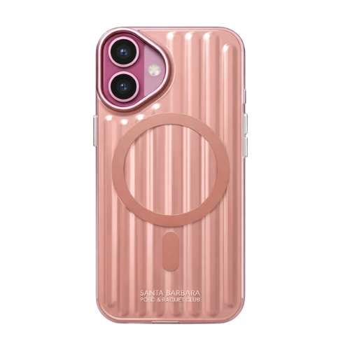 Coque Santa barabara Pink floral Iphone 17