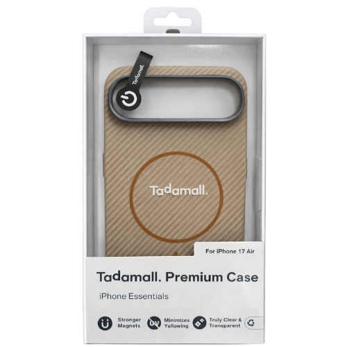 Coque iPhone 17 air tadamall carbon fiber Grey (1)