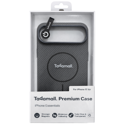 Coque iPhone 17 air tadamall carbon fiber Grey