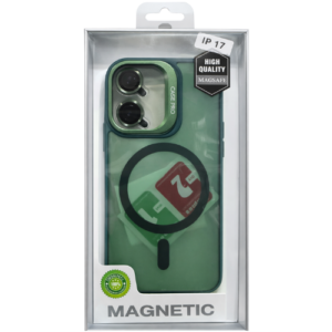 Coque iphone 17 magnetic Green