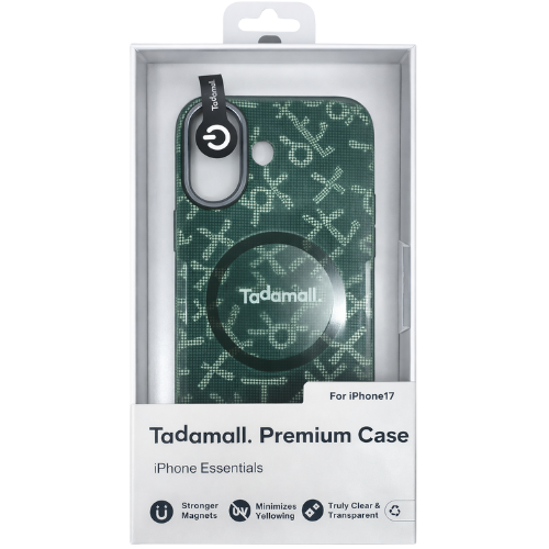 Coque iphone 17 tadamall Carbon fiber Green