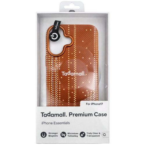 Coque iphone 17 tadamall carbon fiber Orange Floral
